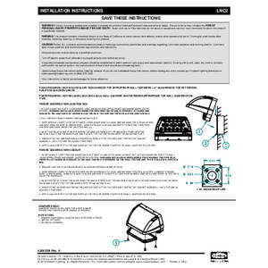 LNC2 MTO Product Instruction Sheet